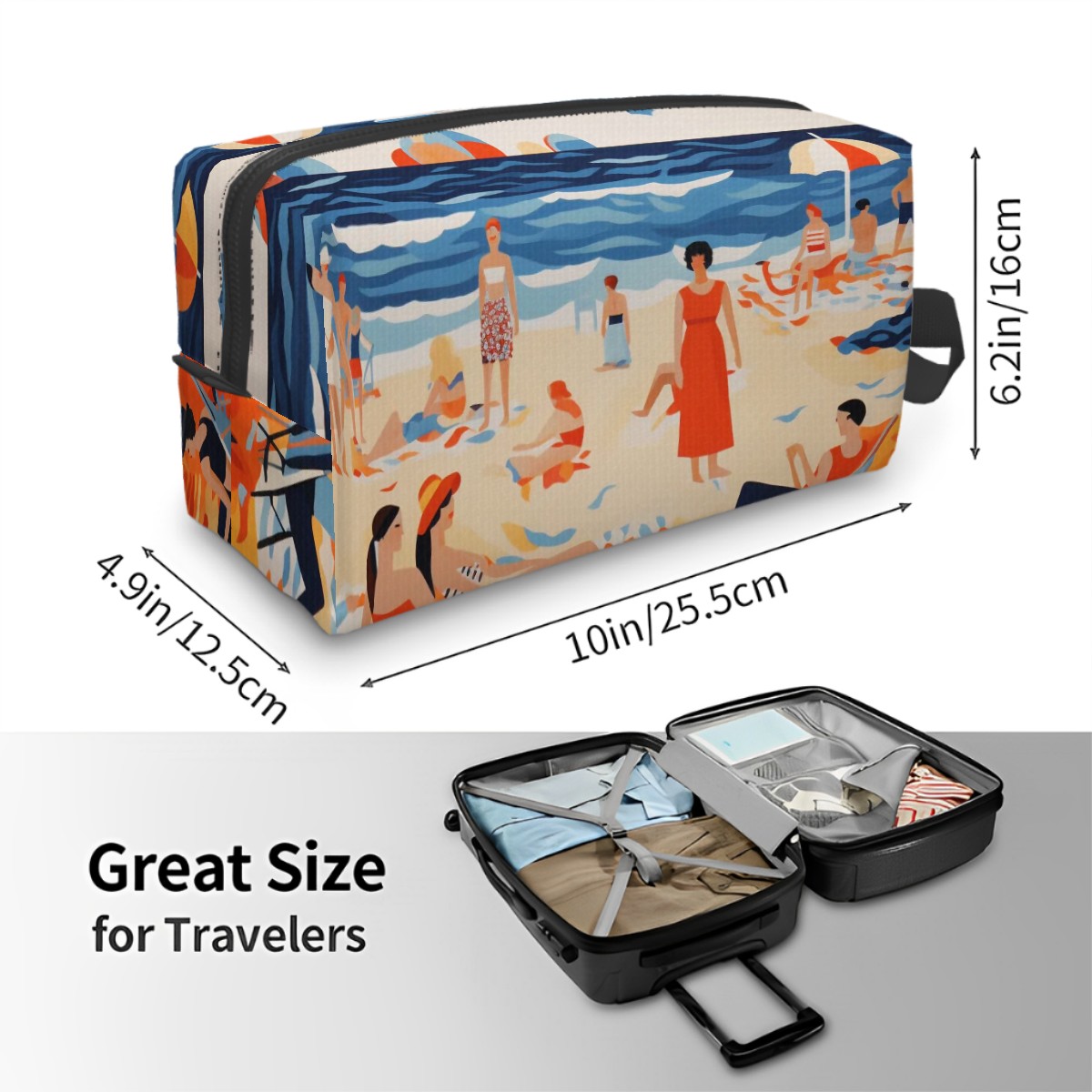 Travel Toiletry Bag Portable Large Capacity