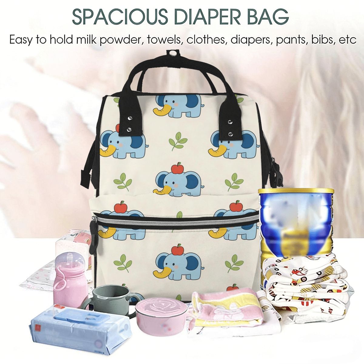 Sac à langer multifonctionnel grande capacité pour maman