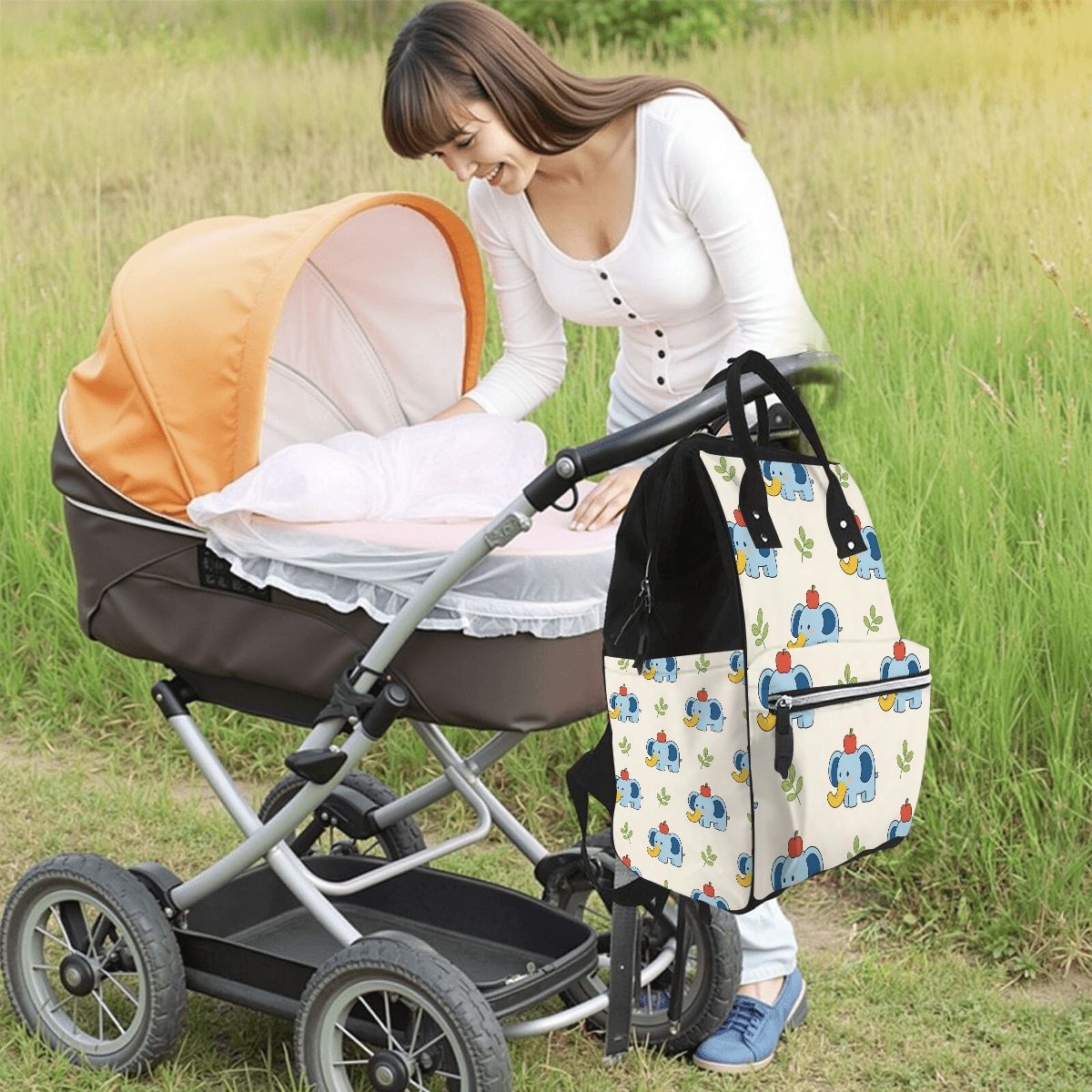 Sac à langer multifonctionnel grande capacité pour maman