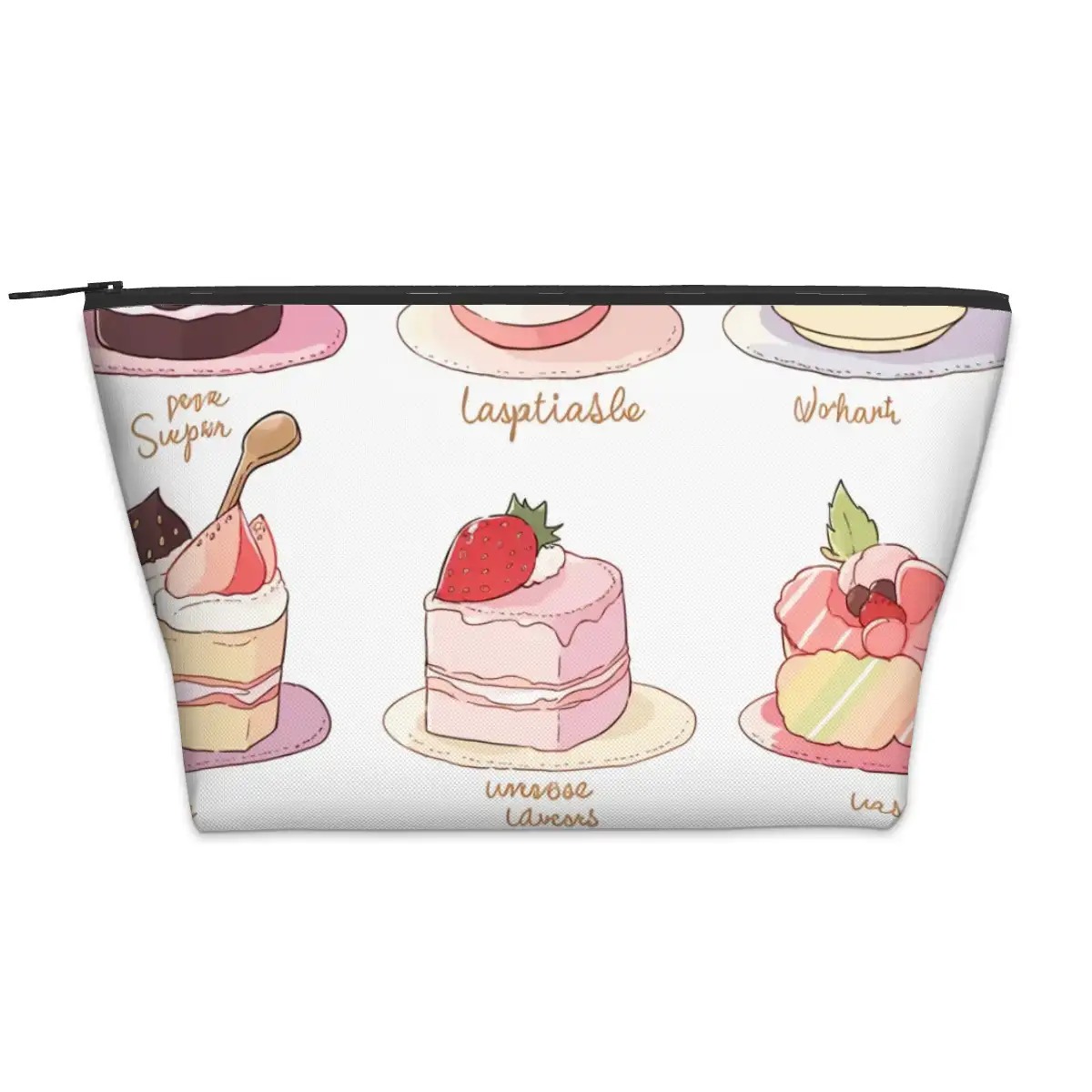 Trapezoid Oxford Cloth Makeup Bag