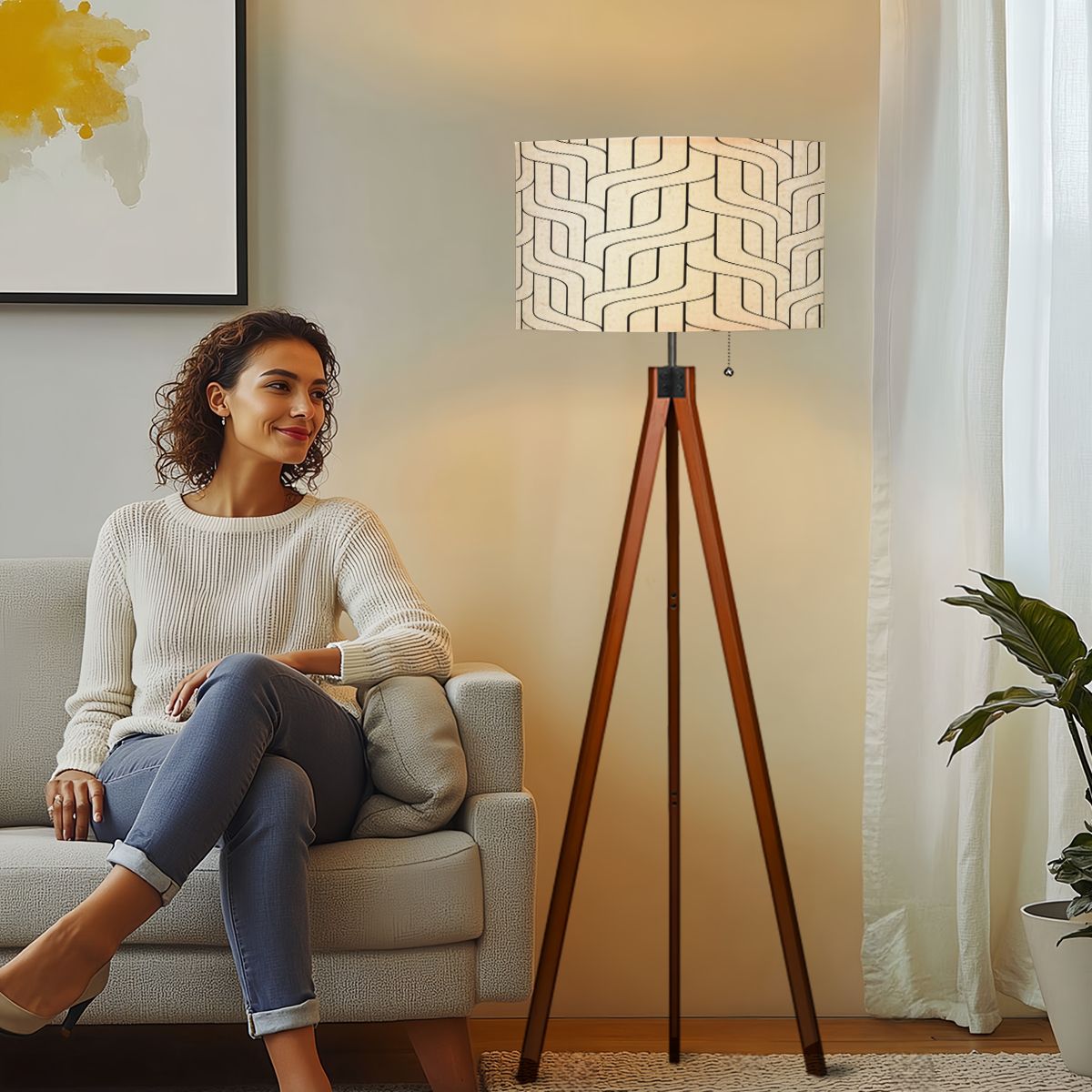 Tripod Floor Lamp (Made in USA)