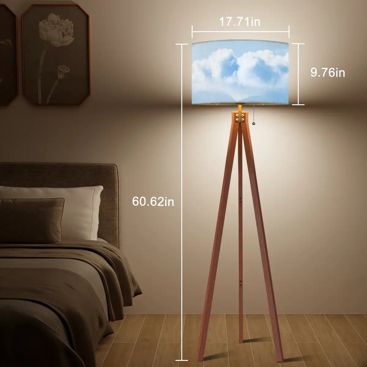 Tripod Floor Lamp (Made in USA)