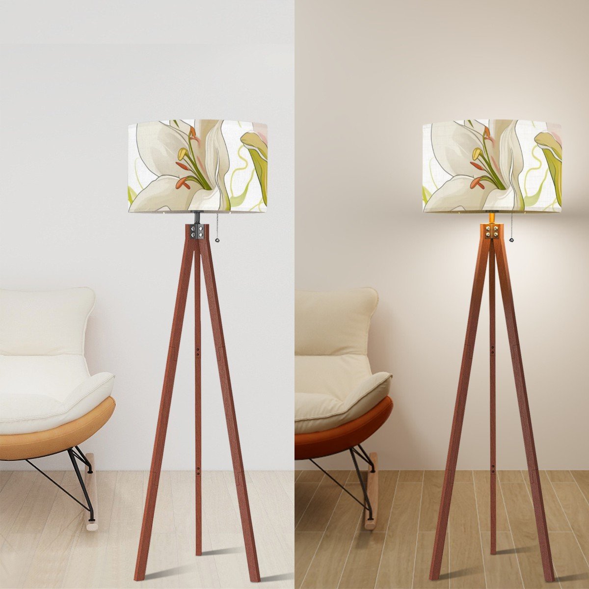 Tripod Floor Lamp Shade (Made in USA)