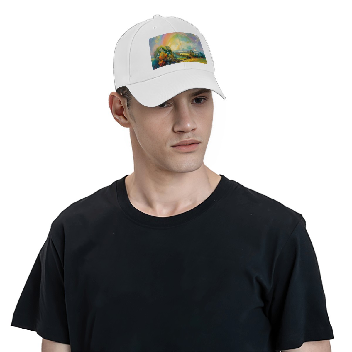 Curved Eaves Trucker Hat (Solid Color)