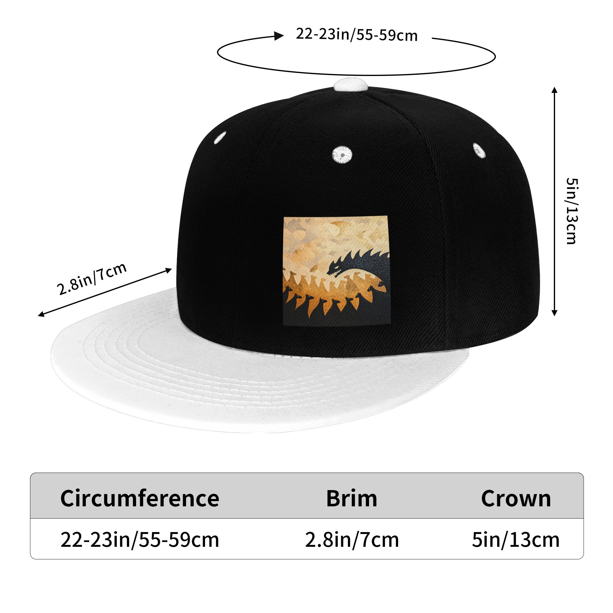 Flat Bill Hats Hip Hop Style (Side Pattern)