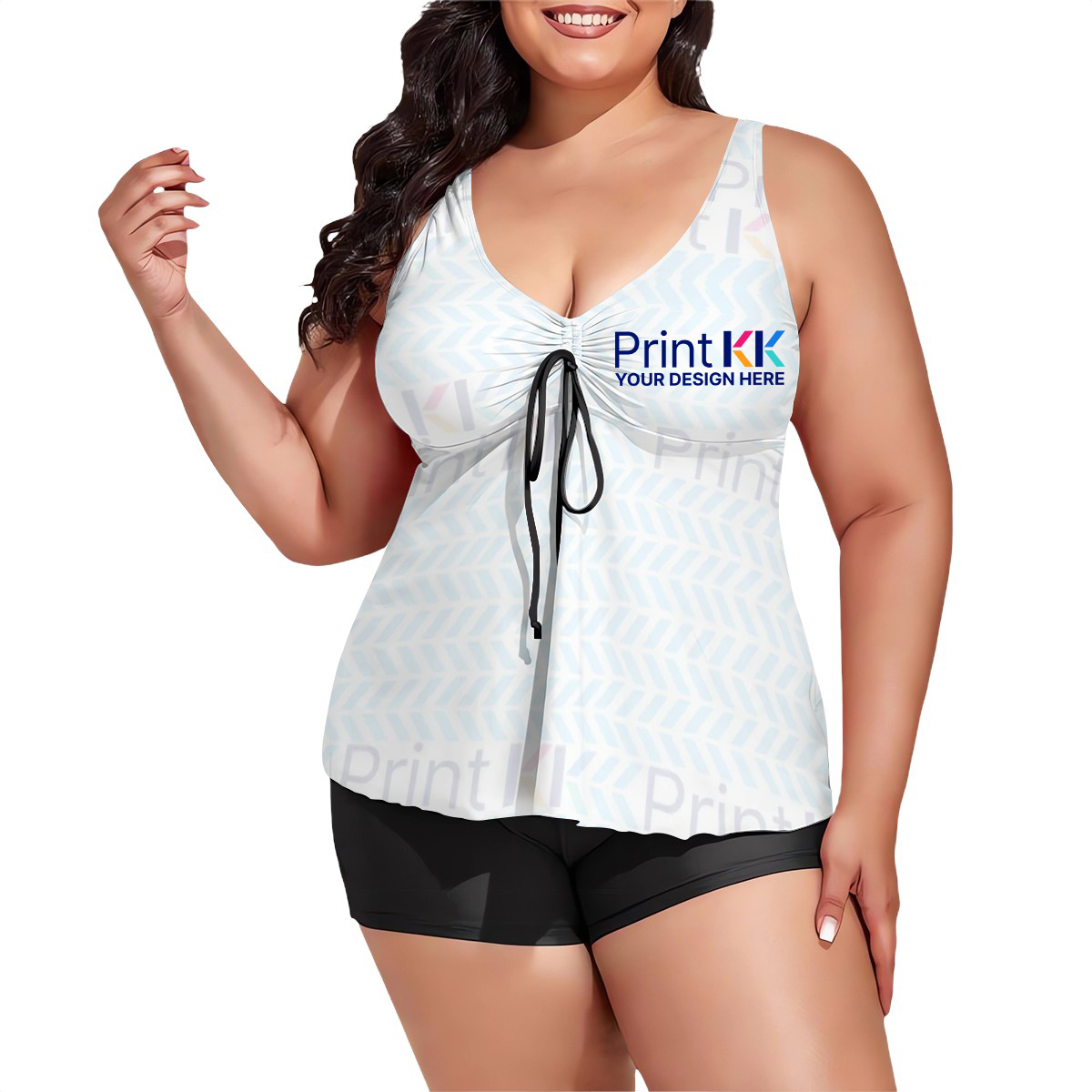 Plus Size Two Piece Swimsuit for Women