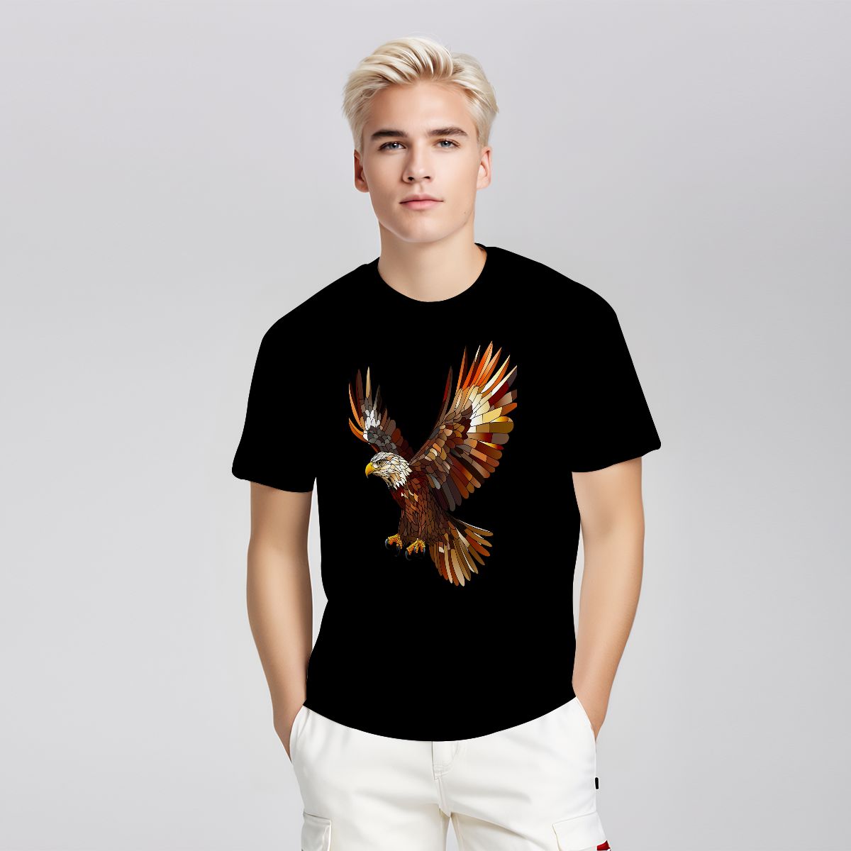 Unisex Cotton T-Shirt Single Sided Printing (Made in USA)