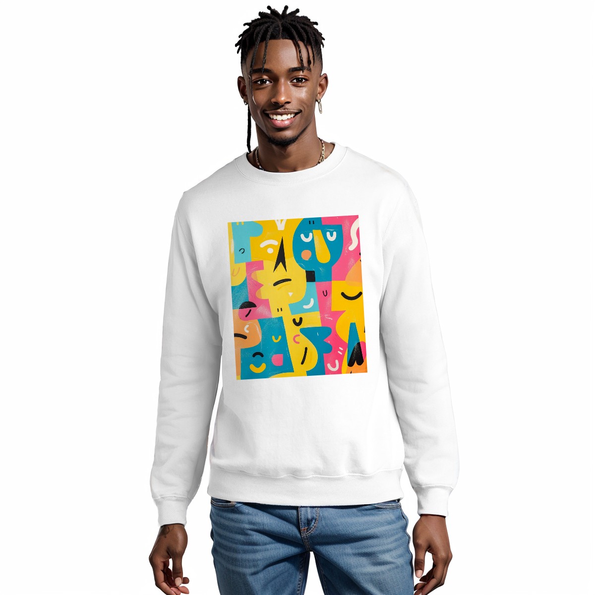 Unisex Crewneck Sweatshirt (Made in USA) Customized Services