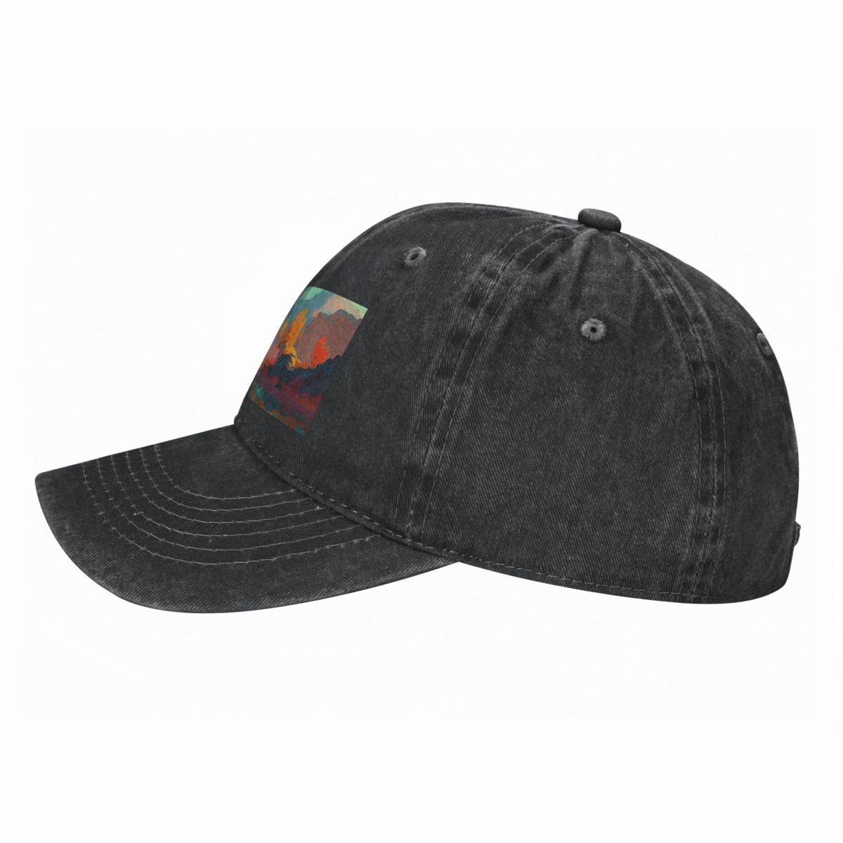 Unisex Washed Denim Baseball Cap