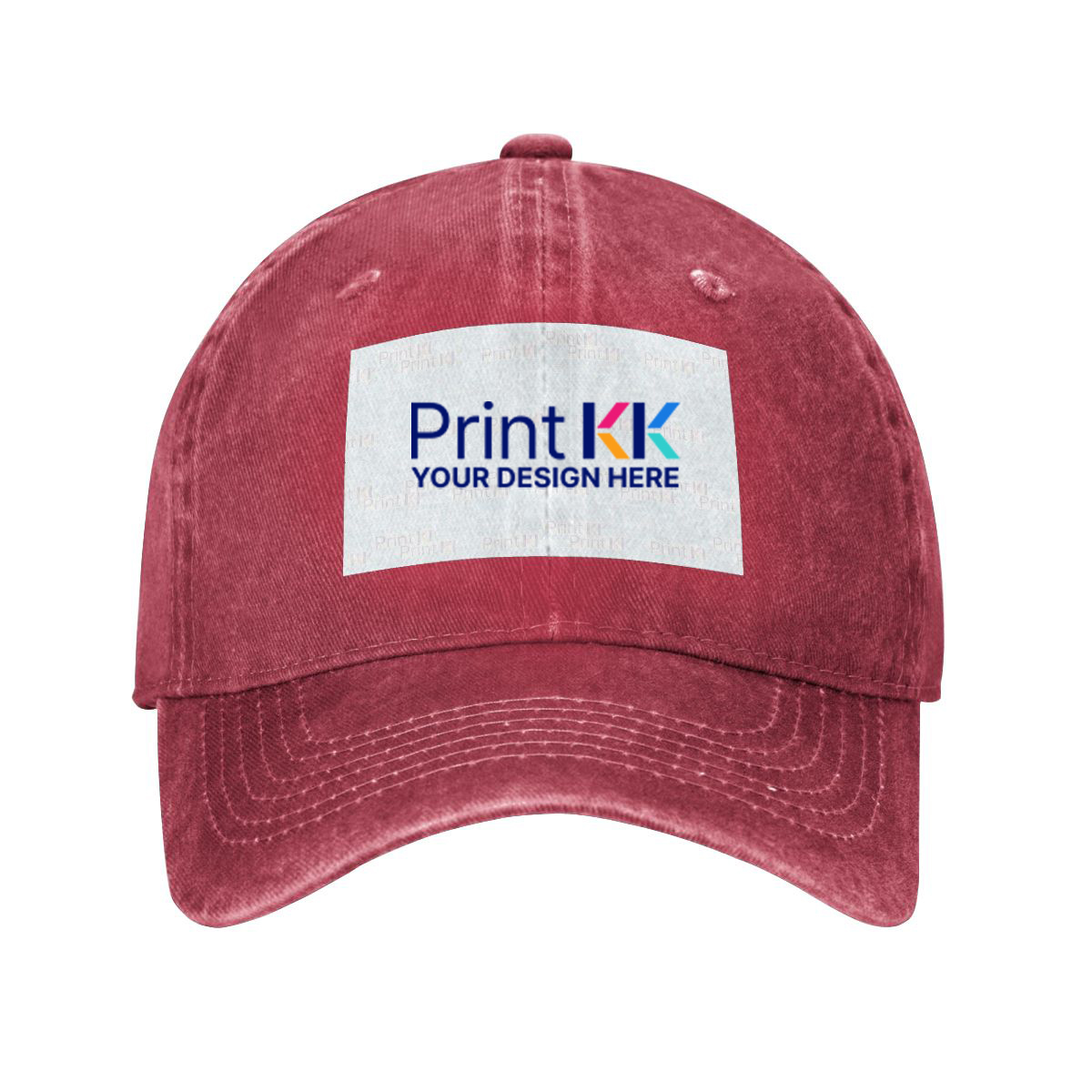 カスタムAdult Washed Cowboy Baseball Cap - オンデマンド印刷