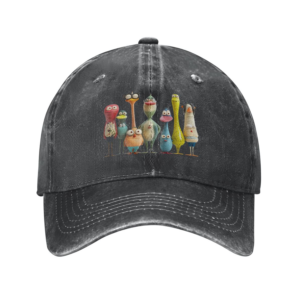 Unisex Washed Denim Baseball Cap