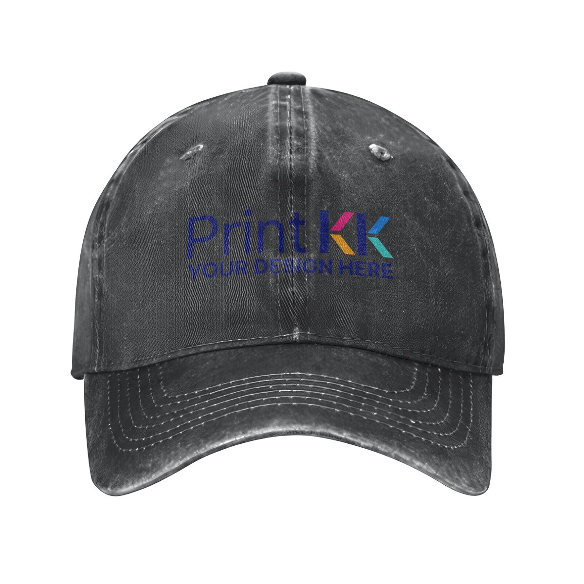 Unisex Washed Denim Baseball Cap