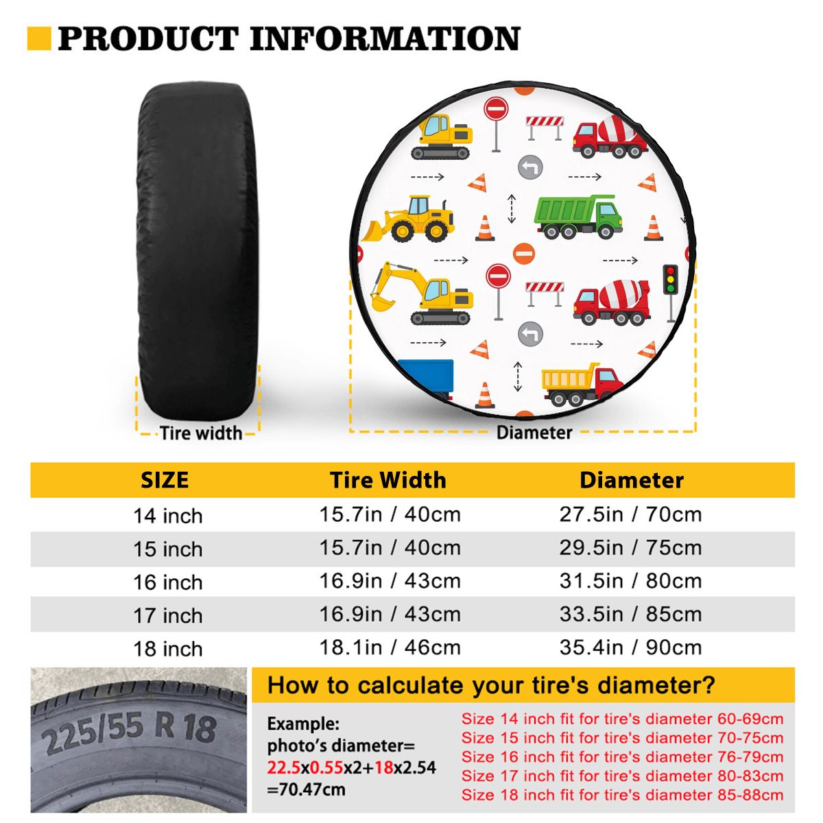 Universal Spare Tire Cover