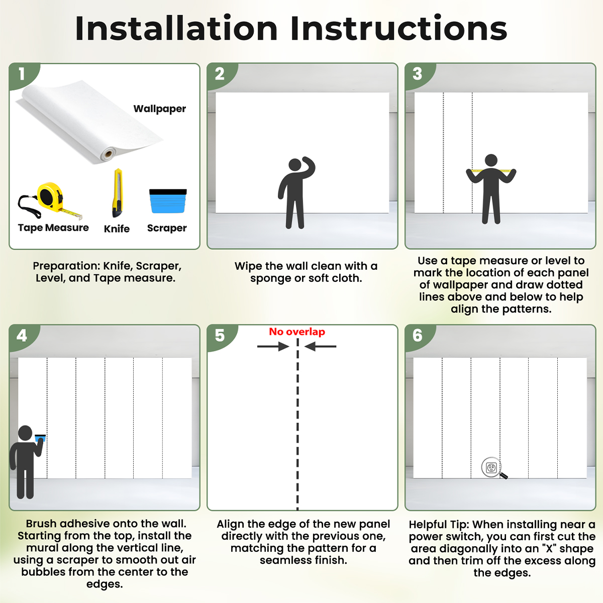 Unpasted Mural Wallpaper 144