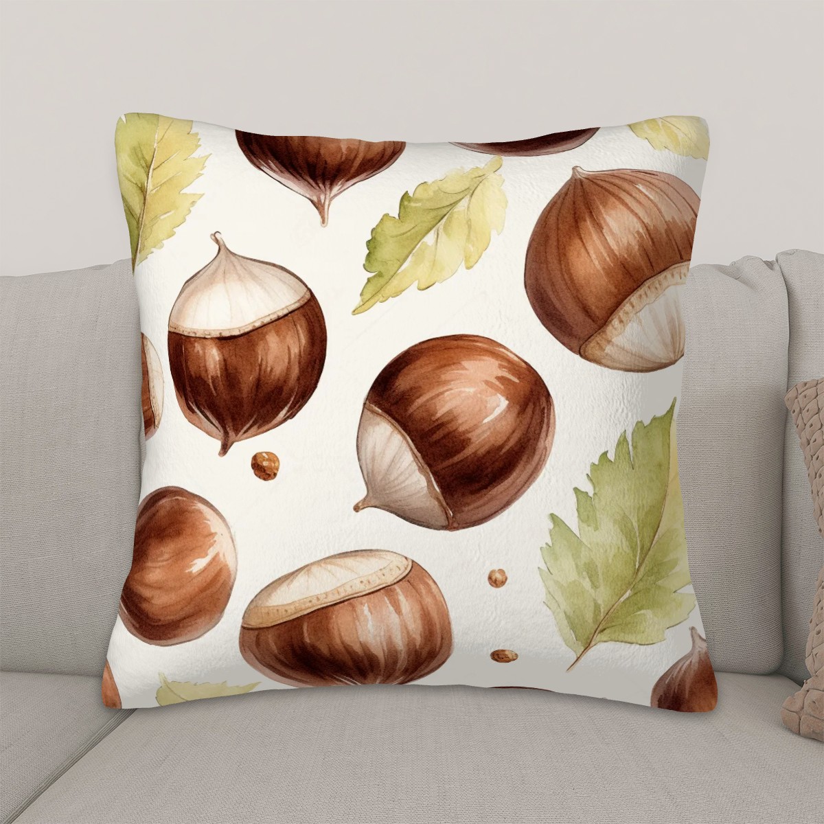 Velvet Throw Pillow Covers (Single-Sided Design)