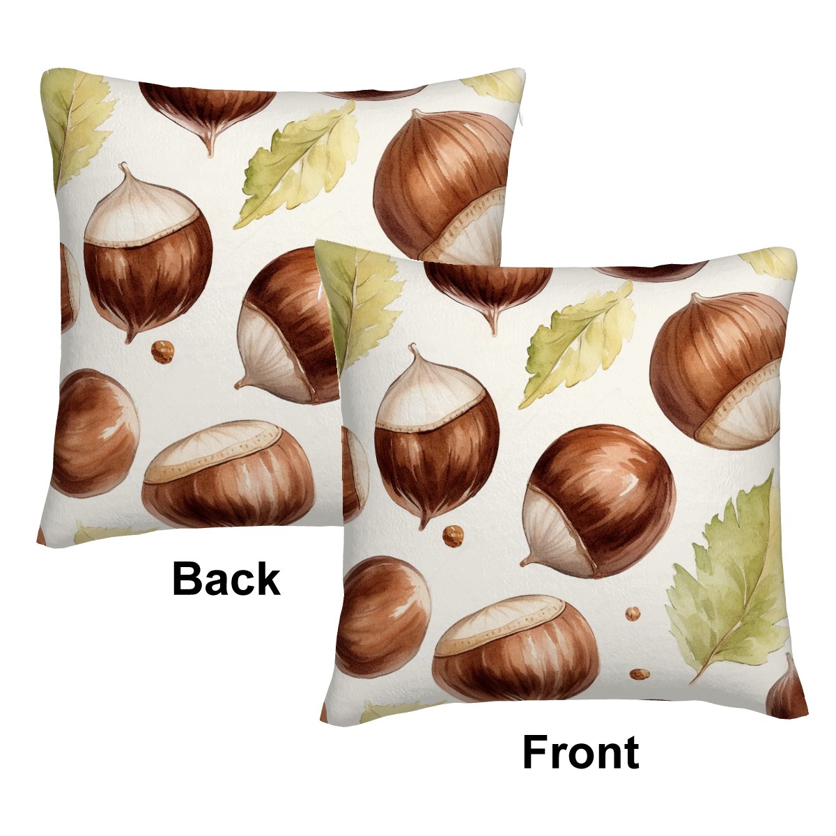 Velvet Throw Pillow Covers (Single-Sided Design)