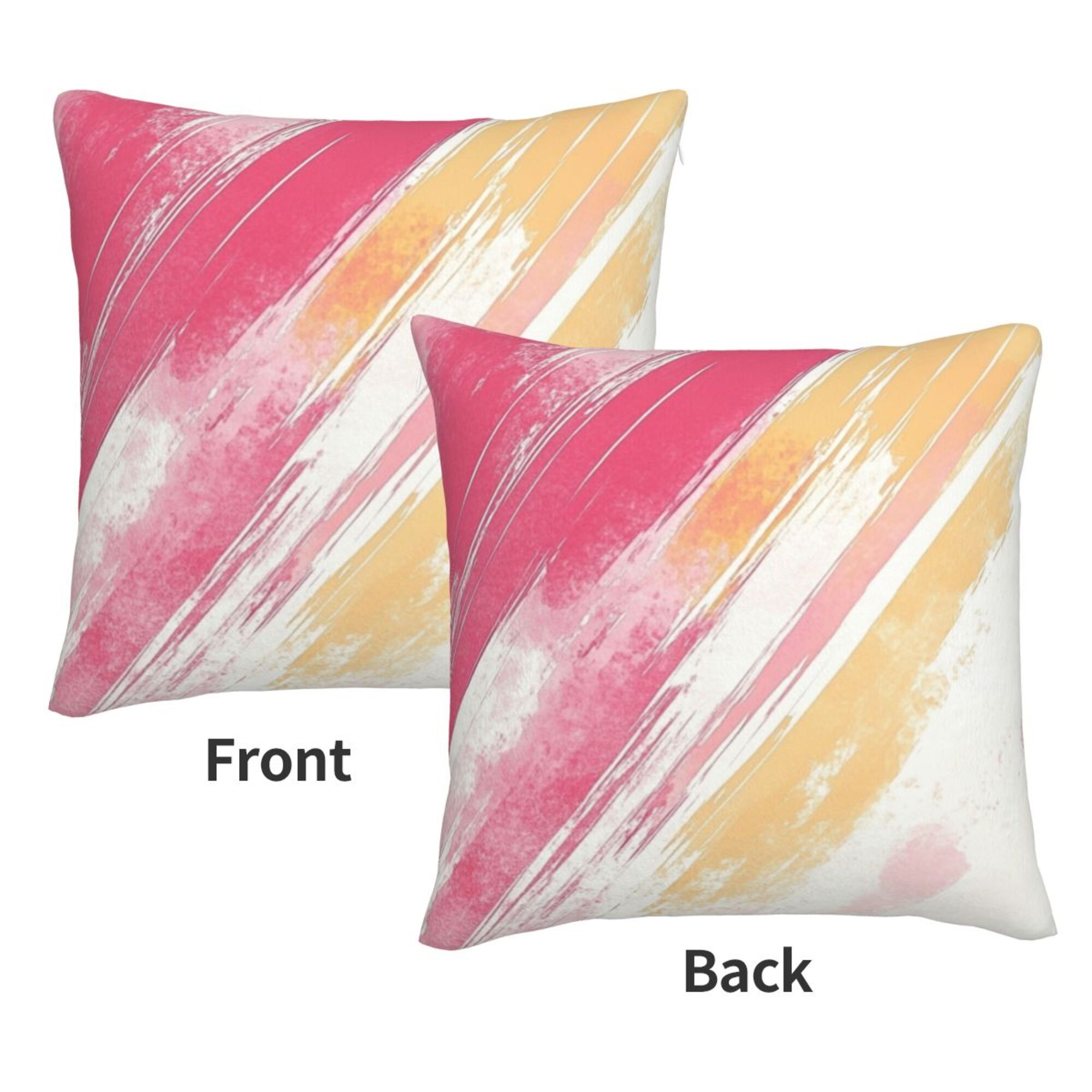 Velvet Throw Pillow Covers (Single-Sided Design)