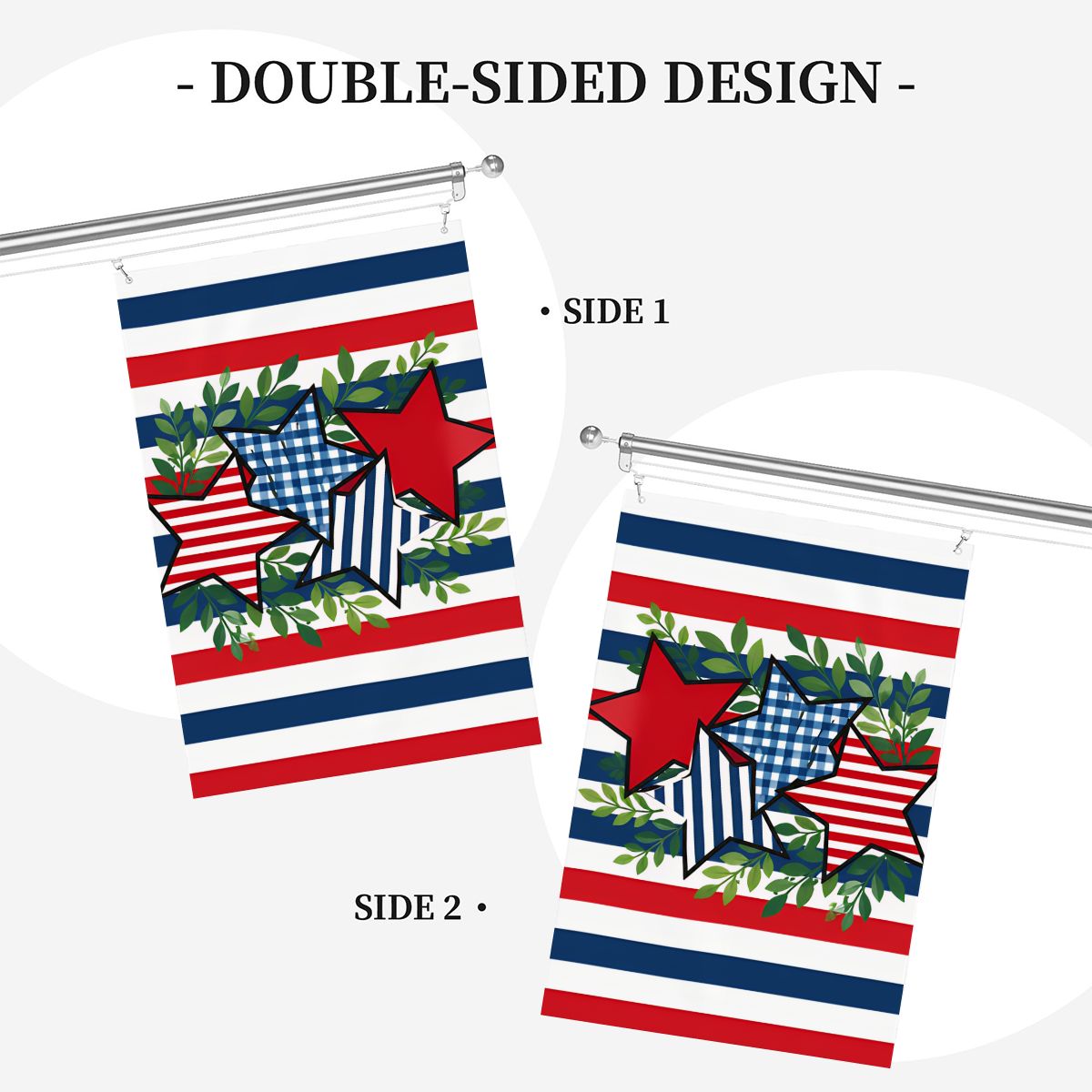 Vertical Outdoor Decor Flags 2 X 3FT Double Sided