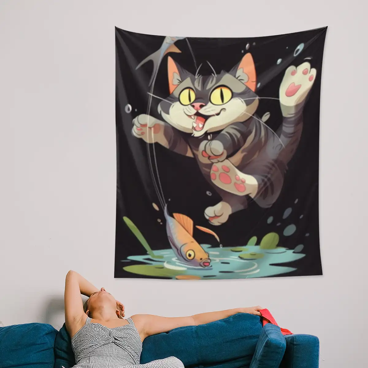 Vertical Wall Tapestry for Bedroom (6:5)