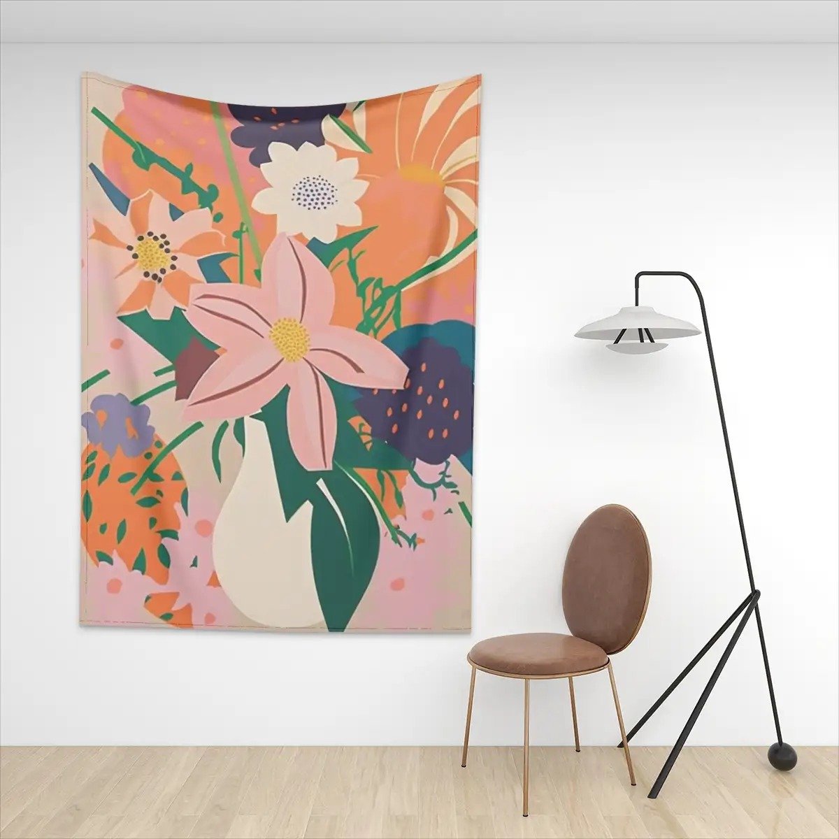 Vertical Wall Tapestry for Bedroom (4:3)