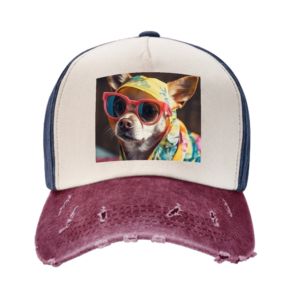 Casquette de baseball cowboy lavée