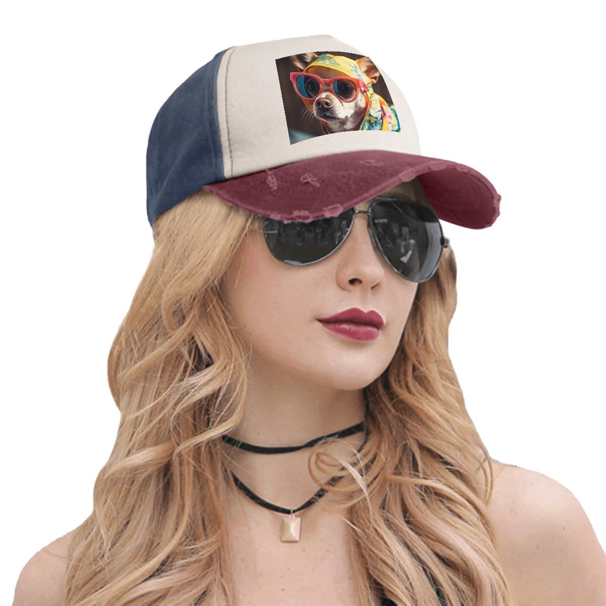 Casquette de baseball cowboy lavée