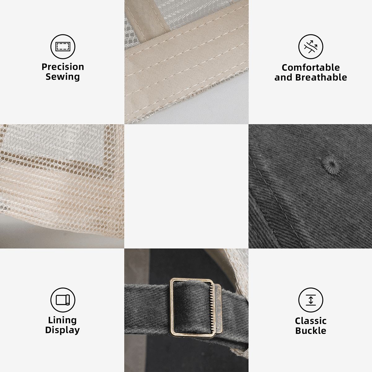 ウォッシュデニムメッシュキャップ（アメリカ製）