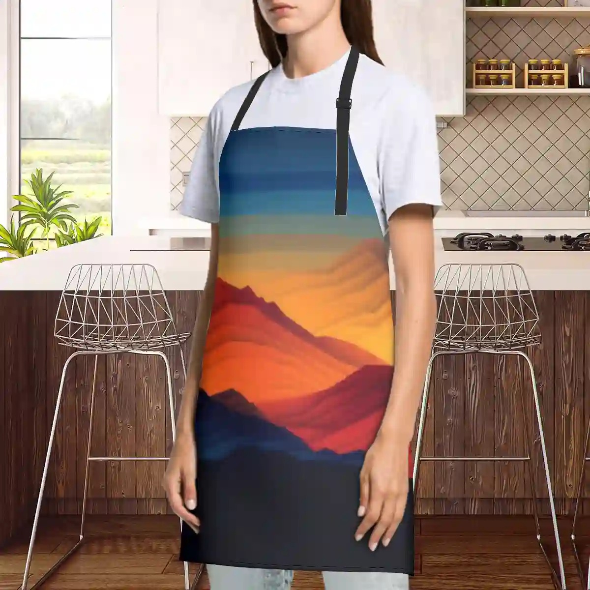 Waterproof Apron Women without Pockets