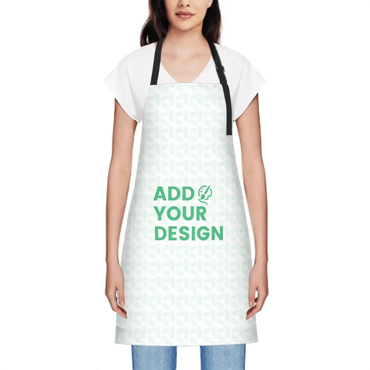 Waterproof Apron Women without Pockets