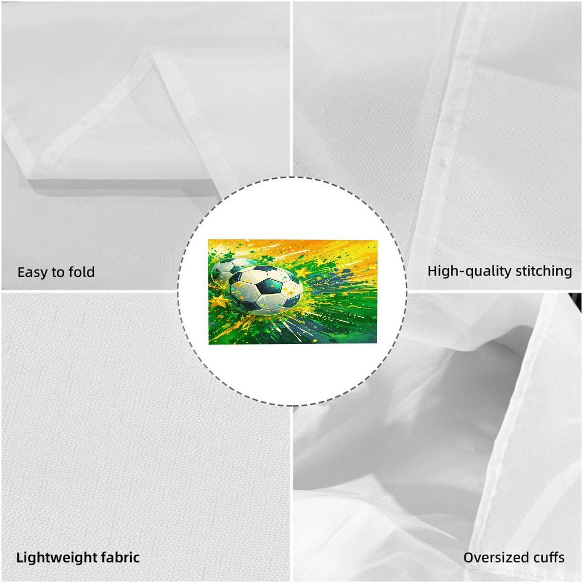 Wearable Sports Flag Sleeve Cape