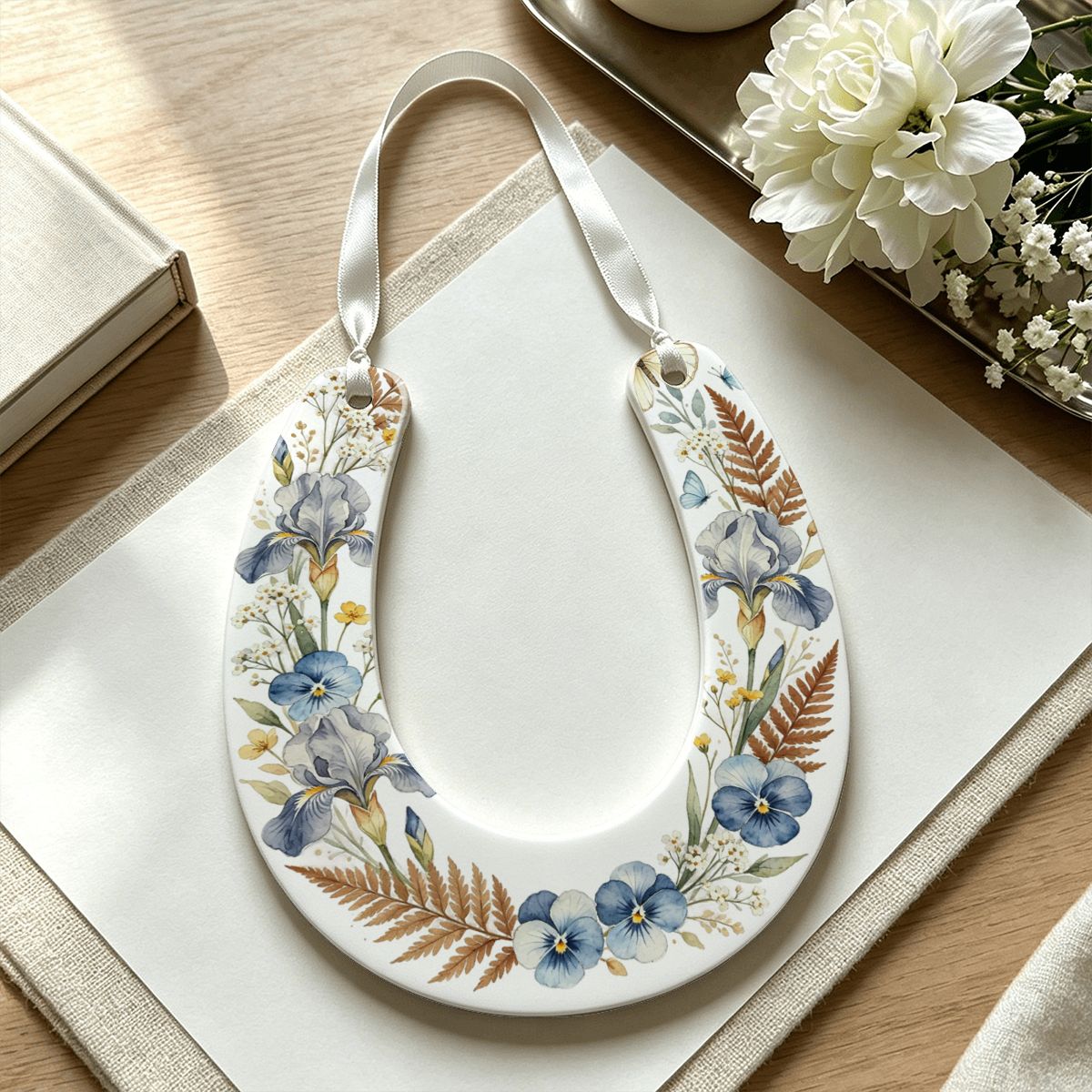 Wedding Horseshoe - Bridal Keepsake Ornament