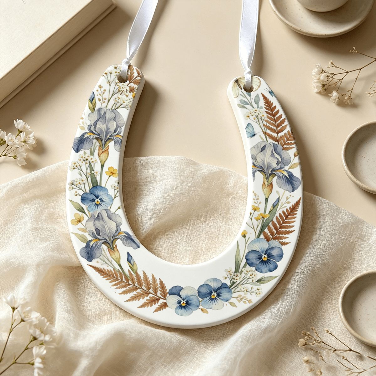 Wedding Horseshoe - Bridal Keepsake Ornament