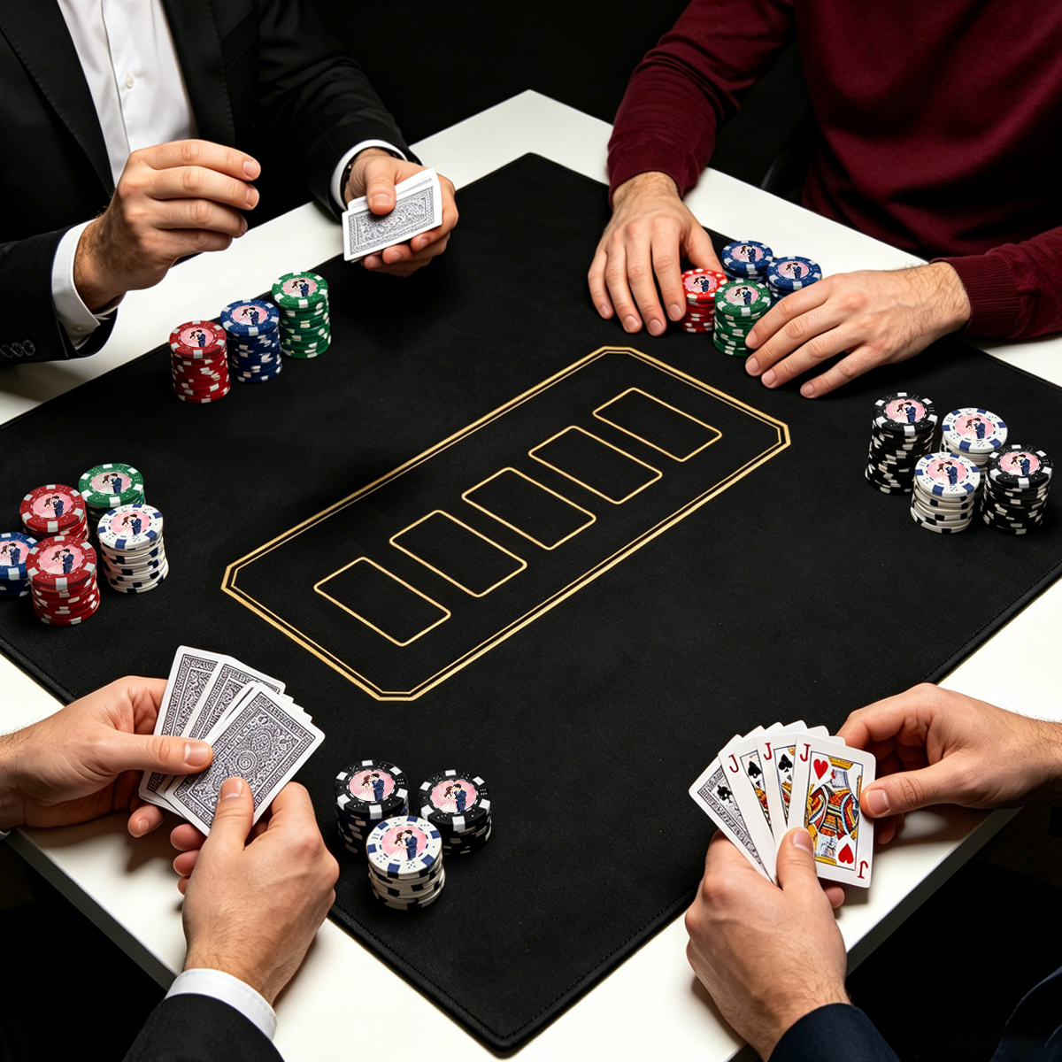 ウェディングポーカーチップセット