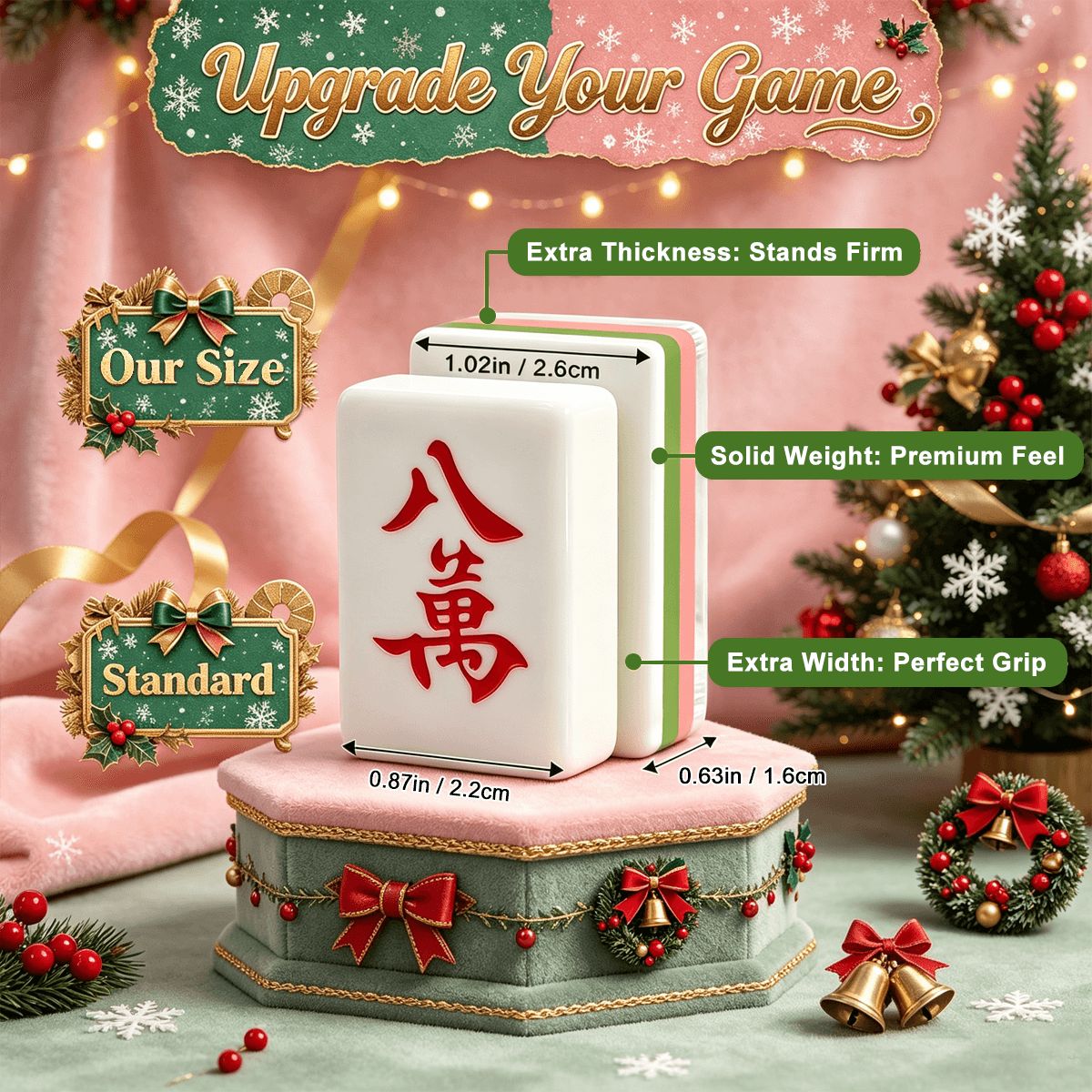西洋クリスマス麻雀牌