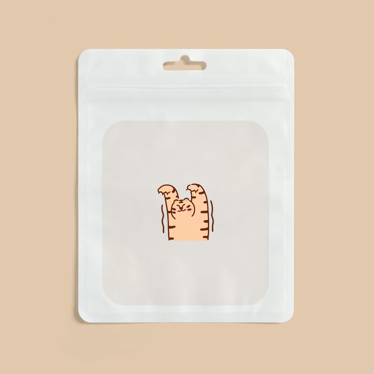 White Ziplock Bag-12x15cm