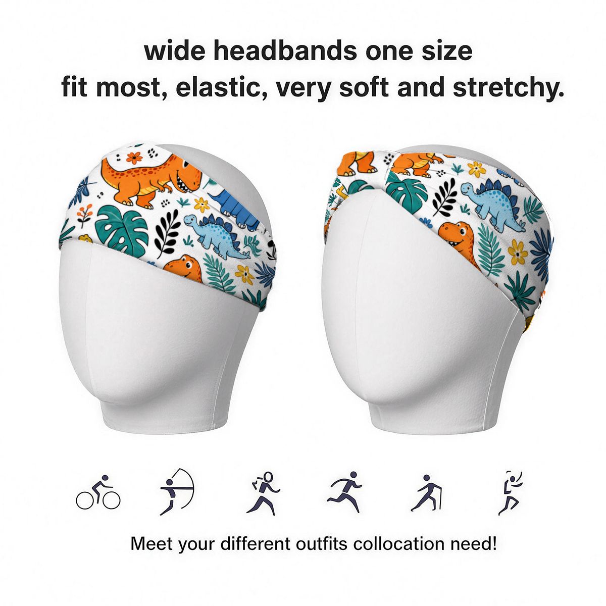 Wide Turban Headbands for Women