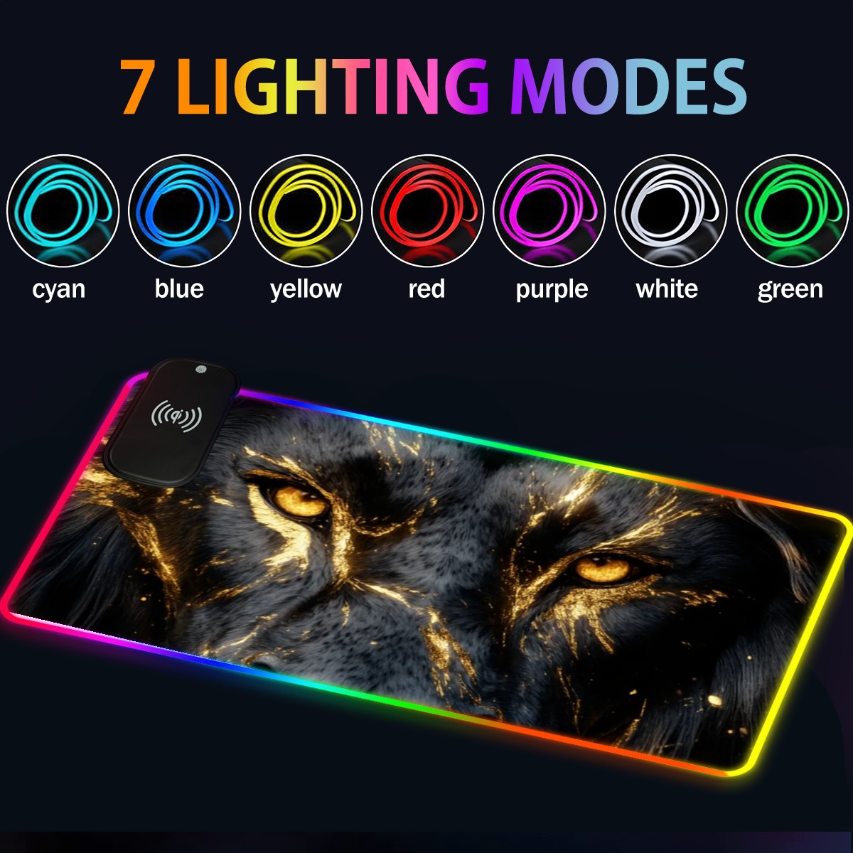 Wireless Charging RGB Mouse Pad