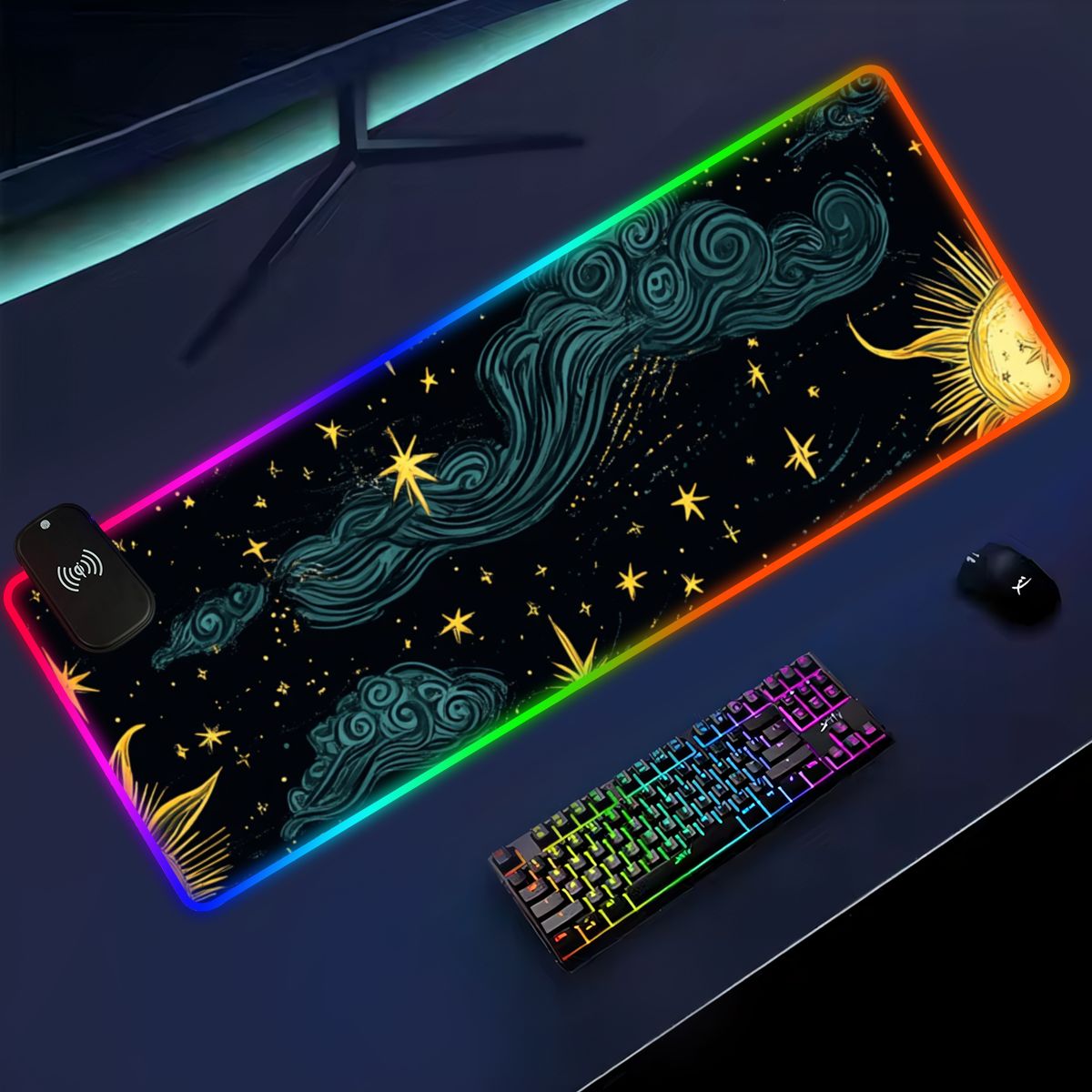 Wireless Charging RGB Mouse Pad (8:3)