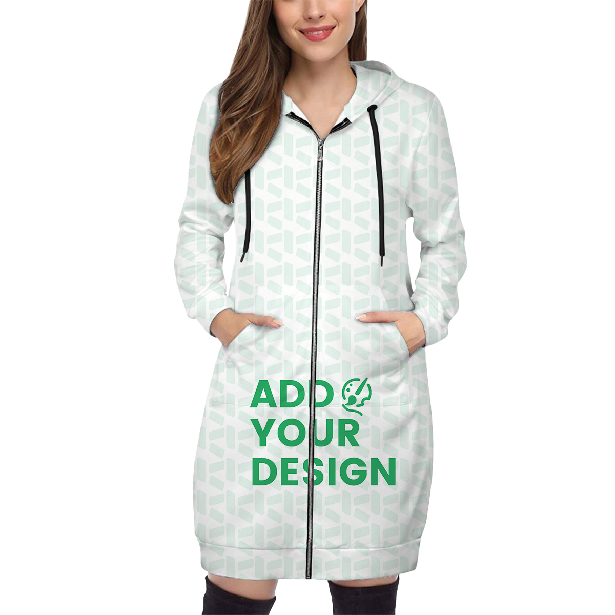 Hoodie With Zipper Pockets