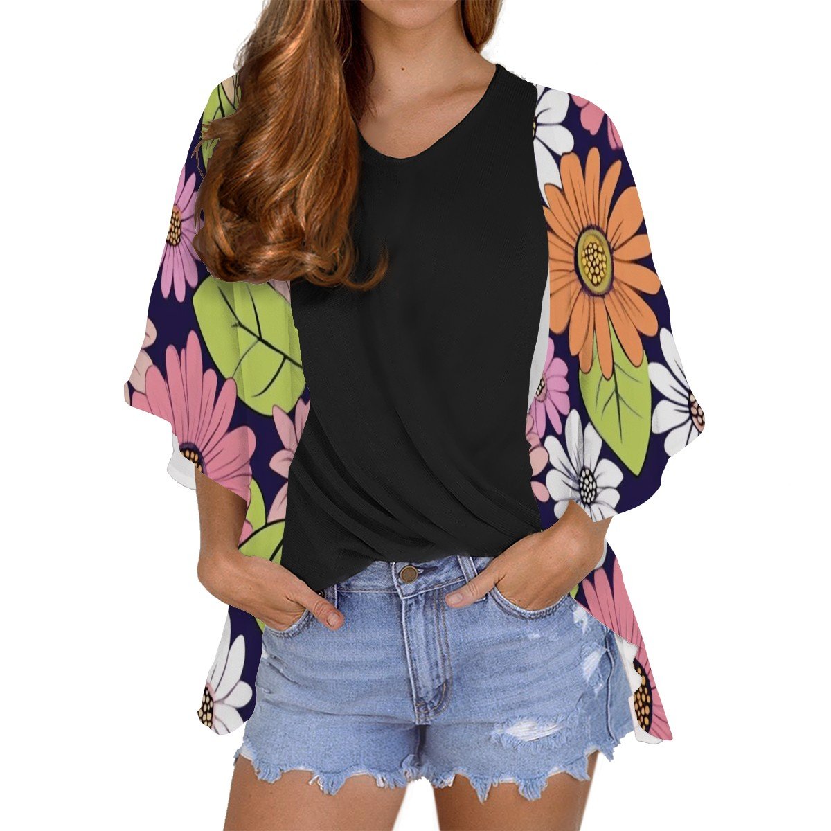 Women's Chiffon Blouse Cardigan