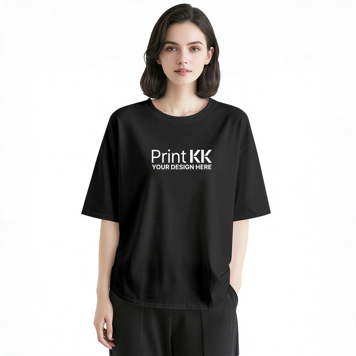 日本製コットンTシャツ（レディース）