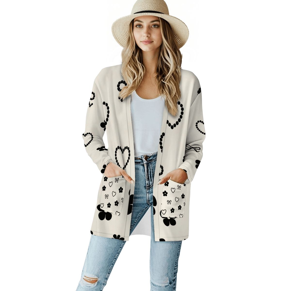 Women's Long-Sleeved Cardigan