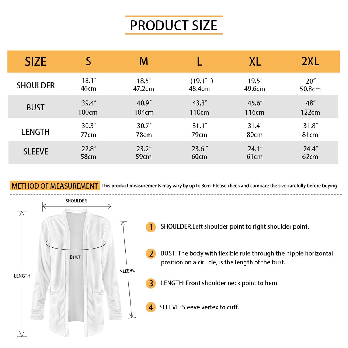 Women's Long-Sleeved Cardigan