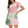 Women's Loose Short-Sleeve Nightgown Women's Loose Short-Sleeve Nightgown