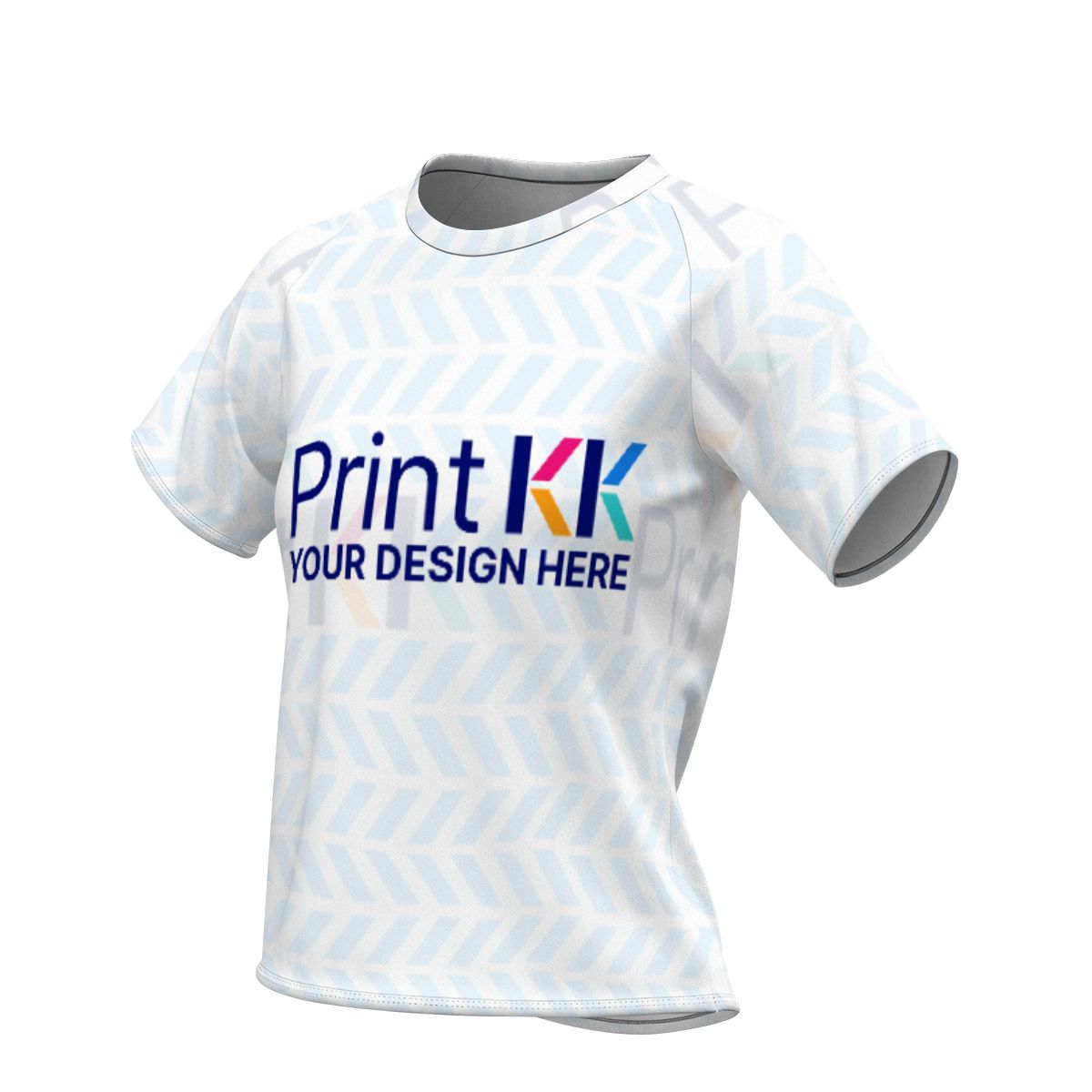 女性用ラグランスリムフィットTシャツ