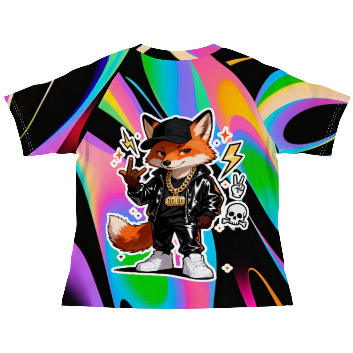 女性用ラグランスリムフィットTシャツ