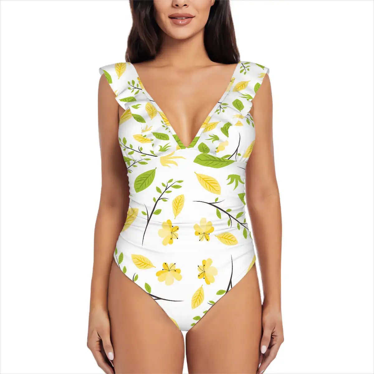 Women's Ruffle One Piece Swimsuit