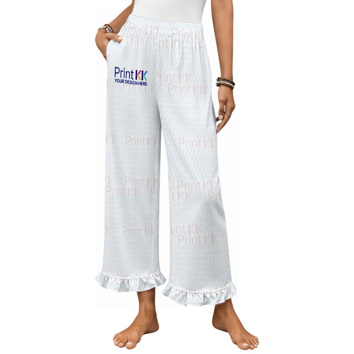 Women's Ruffled Pajama Pants
