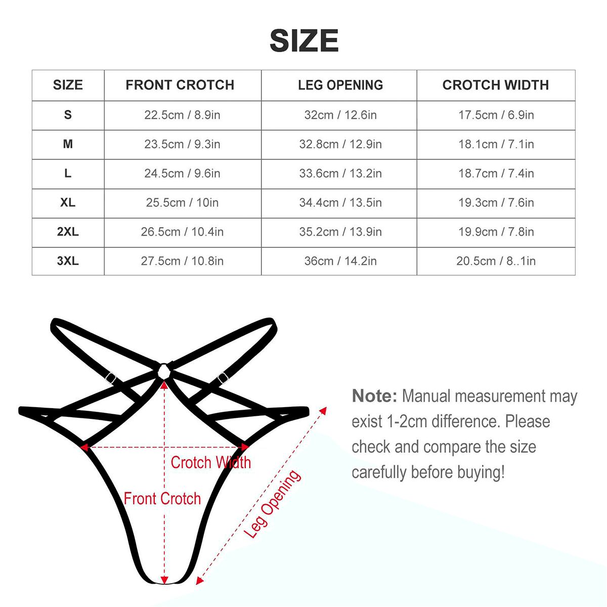 女性用ストラップ付きGストリングTバック