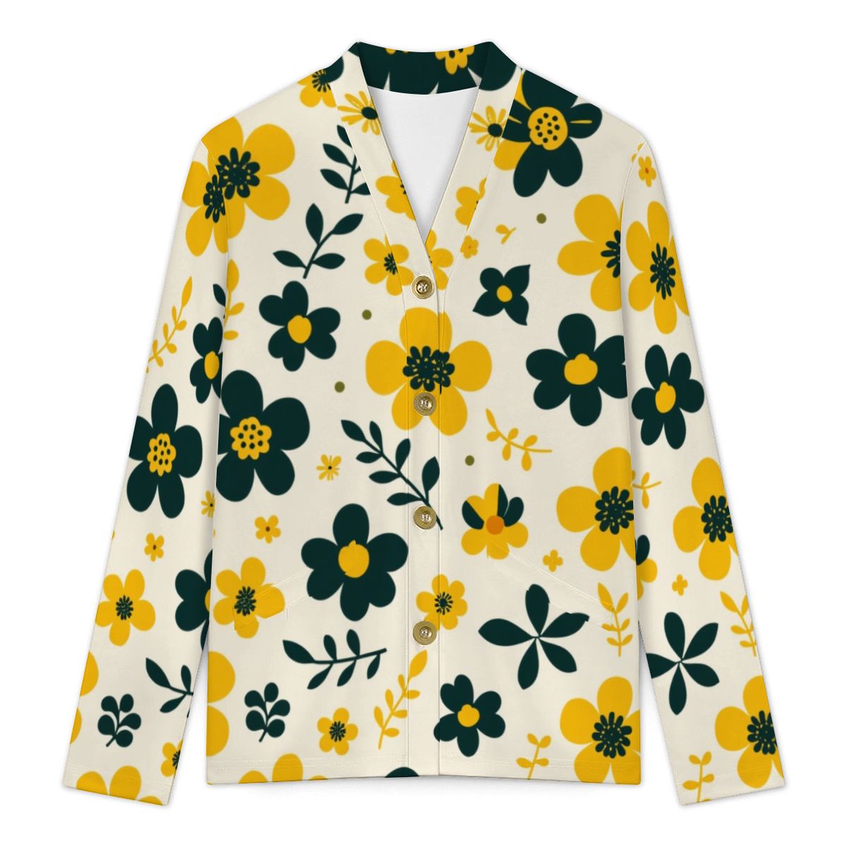 Women's V Neck Lightweight Cardigan